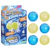 Balões de água HASBRO Nerf Super Soaker Hydro Balls — depósito de água incorporado, 6 unid., plástico, azul/amarelo, idade 6+