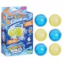 Balões de água HASBRO Nerf Super Soaker Hydro Balls — depósito de água incorporado, 6 unid., plástico, azul/amarelo, idade 6+