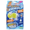 Balões de água HASBRO Nerf Super Soaker Hydro Balls — depósito de água incorporado, 6 unid., plástico, azul/amarelo, idade 6+
