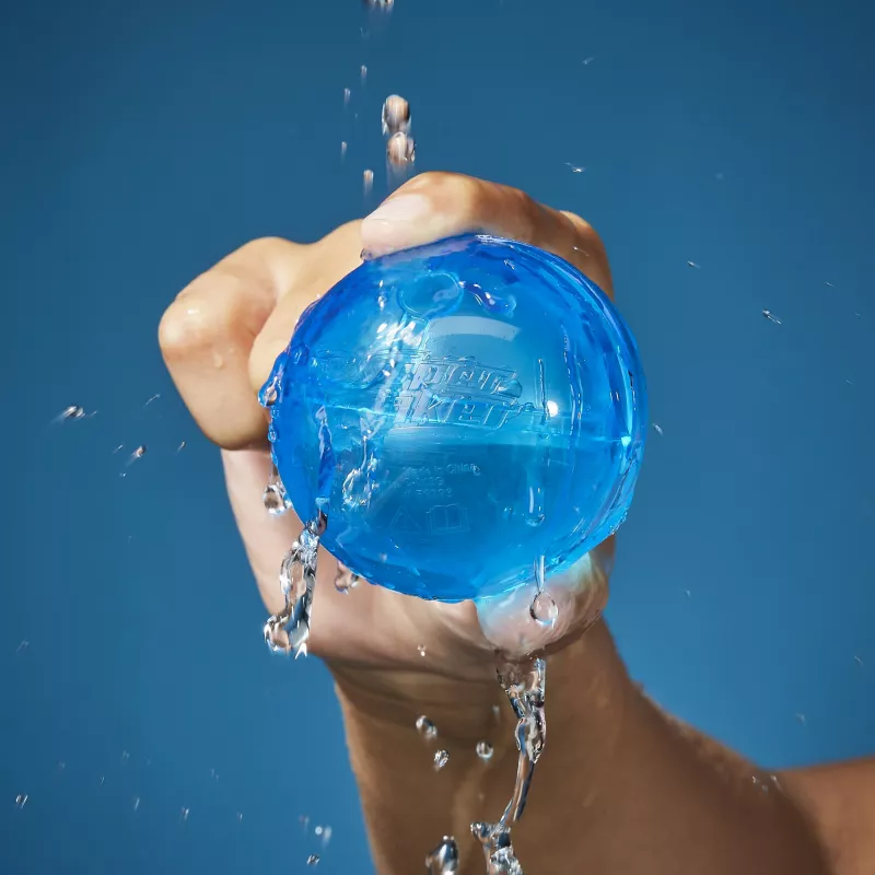 Balões de água HASBRO Nerf Super Soaker Hydro Balls — depósito de água incorporado, 6 unid., plástico, azul/amarelo, idade 6+