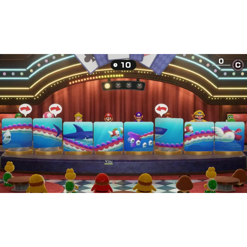 Nintendo Super Mario Party Jamboree, Nintendo Switch, modo multijogador, E (Todos), suporte físico