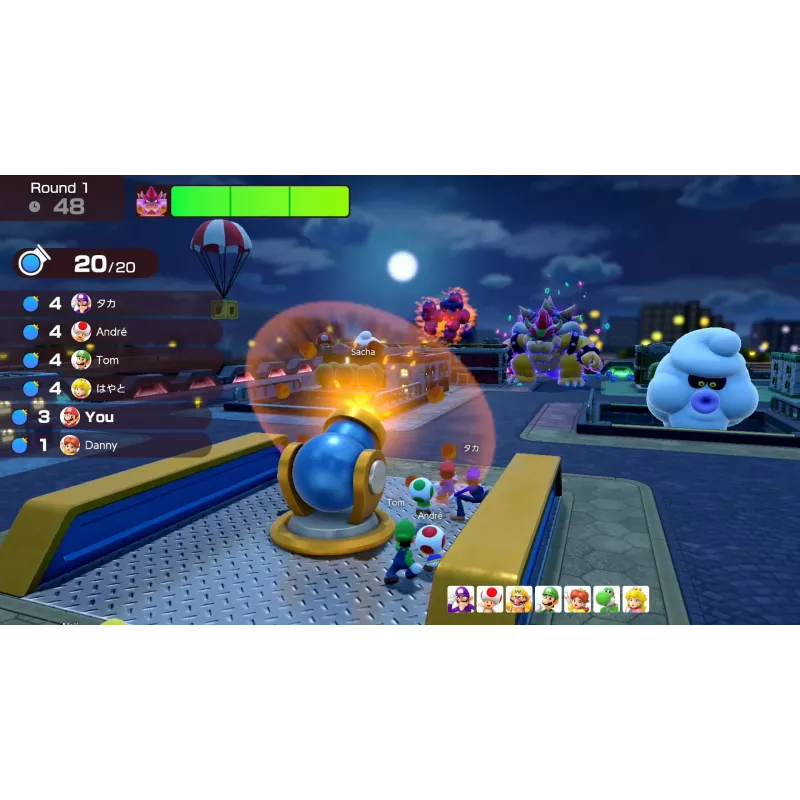 Nintendo Super Mario Party Jamboree, Nintendo Switch, modo multijogador, E (Todos), suporte físico