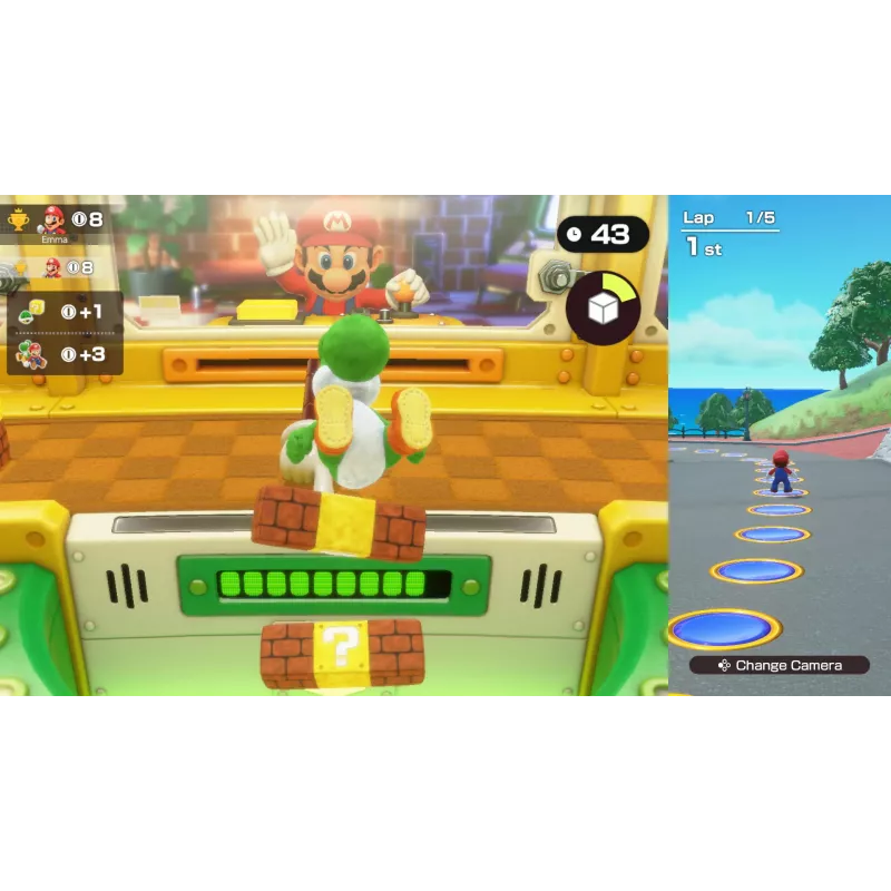 Nintendo Super Mario Party Jamboree, Nintendo Switch, modo multijogador, E (Todos), suporte físico
