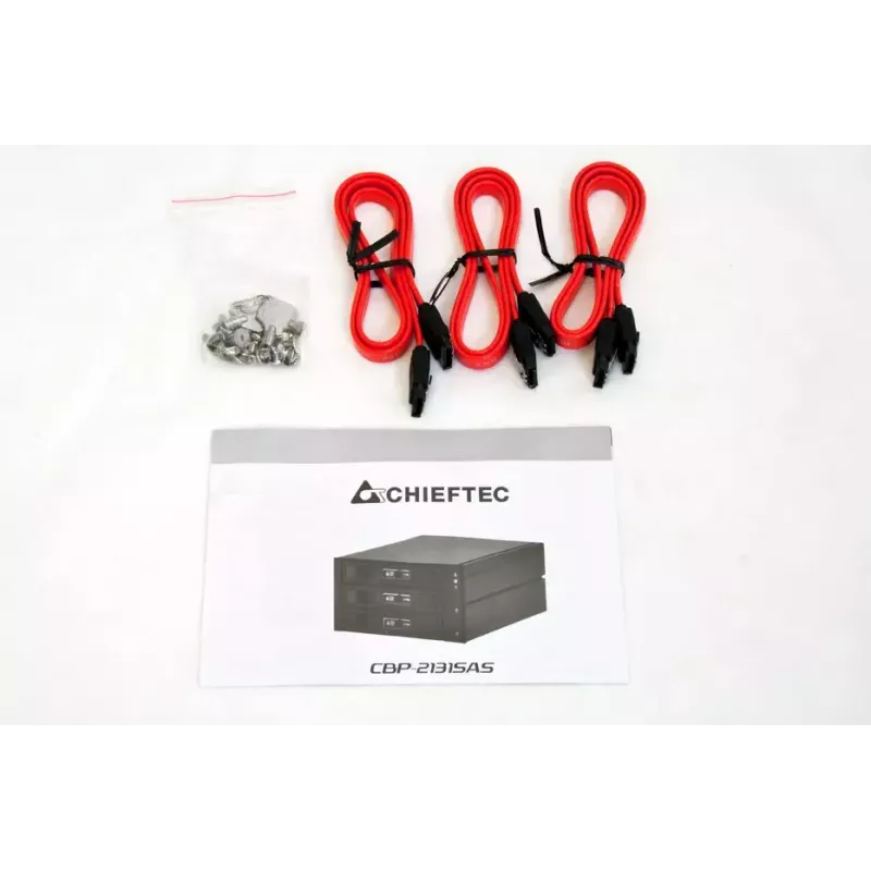 Chieftec CBP-2131SAS gaveta para unidade painel de suporte preto