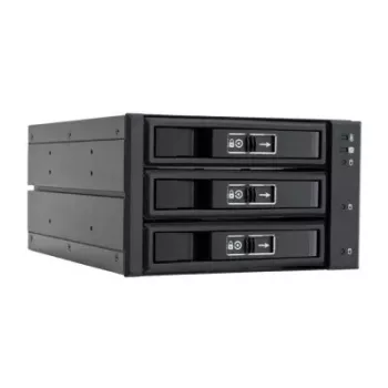 Chieftec CBP-2131SAS gaveta para unidade painel de suporte preto