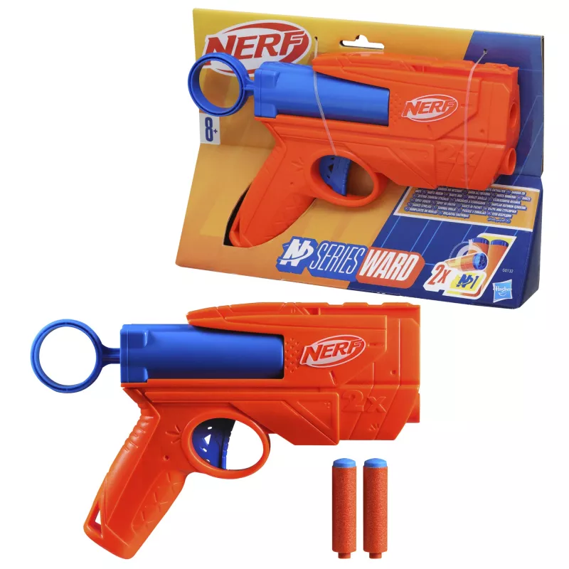 Nerf N Series Ward, pistola de brincar, 8 anos, 99 anos, 174 g
