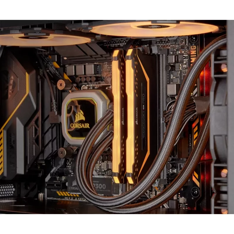 Memória CORSAIR 16GB DDR4 3200MHz 2x8GB C16 - Preto (embalagem aberta)