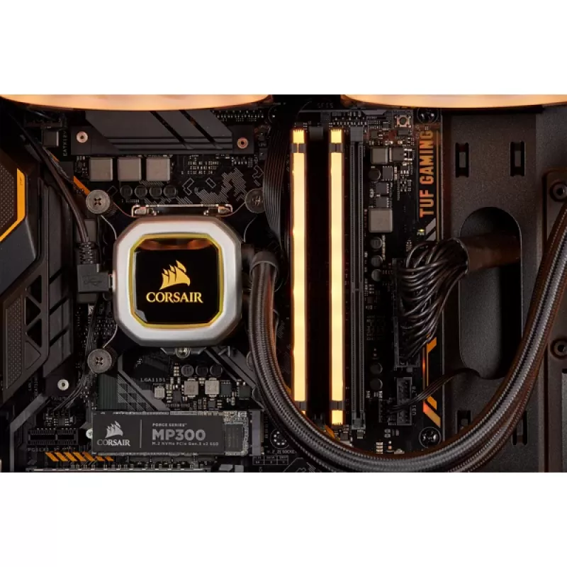 Memória CORSAIR 16GB DDR4 3200MHz 2x8GB C16 - Preto (embalagem aberta)