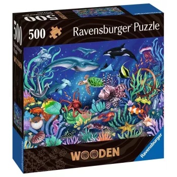 Ravensburger 17515 Puzzle 500 peças Animais Debaixo do mar