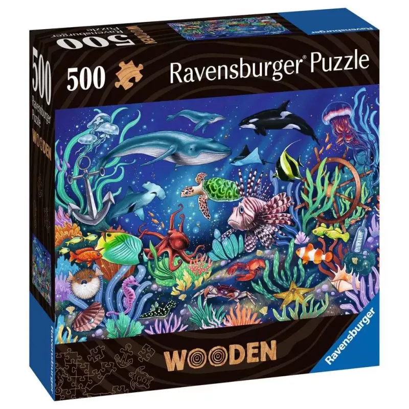 Ravensburger 17515 Puzzle 500 peças Animais Debaixo do mar