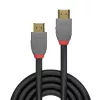 Lindy 2m Cabo HDMI Ultra High Speed, Anthra Line, 2 m, HDMI Tipo A (Standard), HDMI Tipo A (Standard), 3D, 48 Gbit/s, Preto
