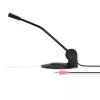 Lindy 20440 microfone de secretária áudio 3,5 mm, microfone de conferência, 30 Hz - 10 kHz, com fio, preto