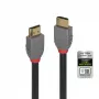 Lindy 3m Cabo HDMI Ultra High Speed, Anthra Line, 3 m, HDMI Tipo A (Standard), HDMI Tipo A (Standard), 3D, 48 Gbit/s, Preto