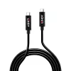 Lindy 5m Cabo USB 3.2 Gen 2 C/C ativo, 5 m, USB C, USB C, USB 3.2 Gen 2 (3.1 Gen 2), 10 Gbit/s, Preto