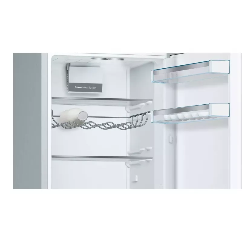 Combinado frigorífico-congelador Bosch Serie 6 KGE36AICA de instalação livre 308 l aço inoxidável