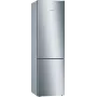 Bosch Serie 6 KGE39ALCA frigorífico combinado, de livre instalação, 201 cm, congelador 94 l, C, aço inoxidável