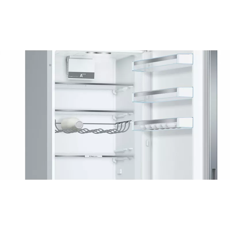 Bosch Serie 6 KGE39ALCA frigorífico combinado, de livre instalação, 201 cm, congelador 94 l, C, aço inoxidável