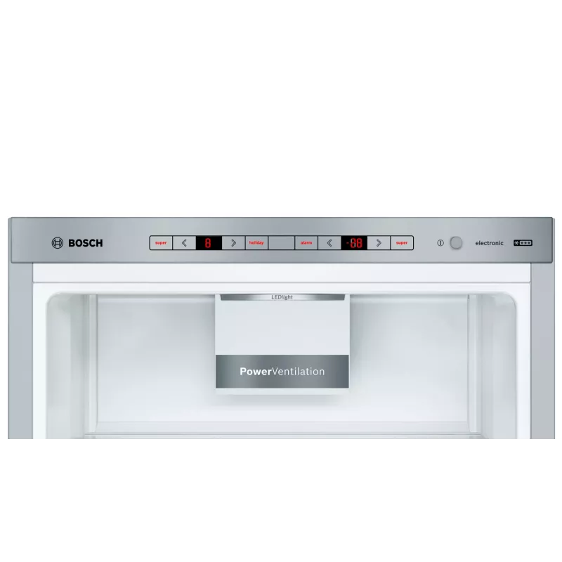 Bosch Serie 6 KGE39ALCA frigorífico combinado, de livre instalação, 201 cm, congelador 94 l, C, aço inoxidável