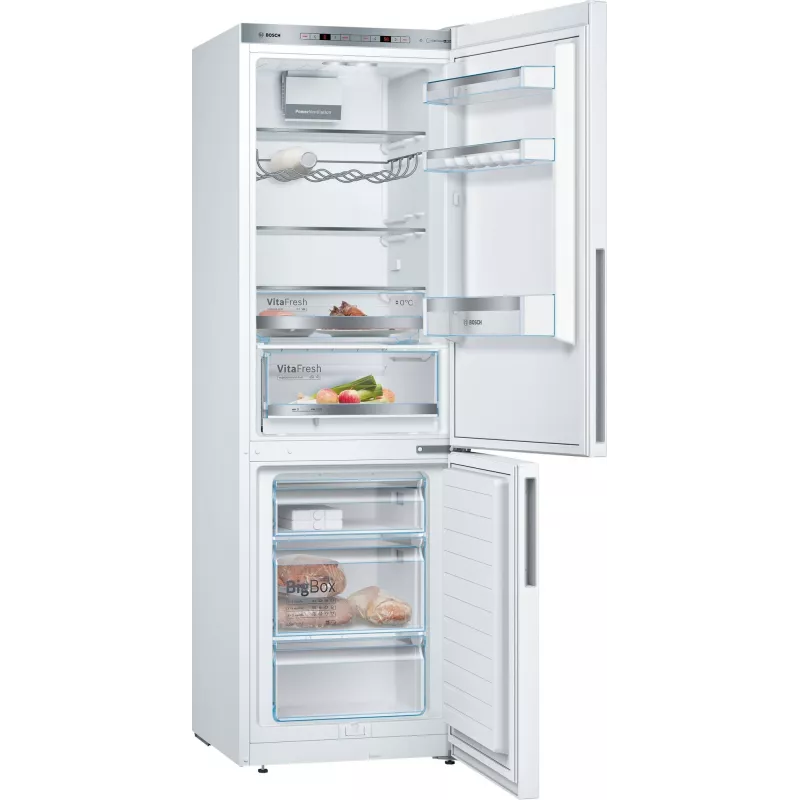Combinado frigorífico-congelador Bosch Serie 6 KGE36AWCA de instalação livre 308 l branco