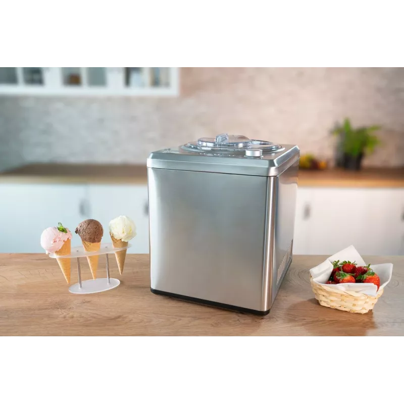 Máquina de gelo Unold 48872 máquina de gelo com compressor 2 l 180 W aço inoxidável