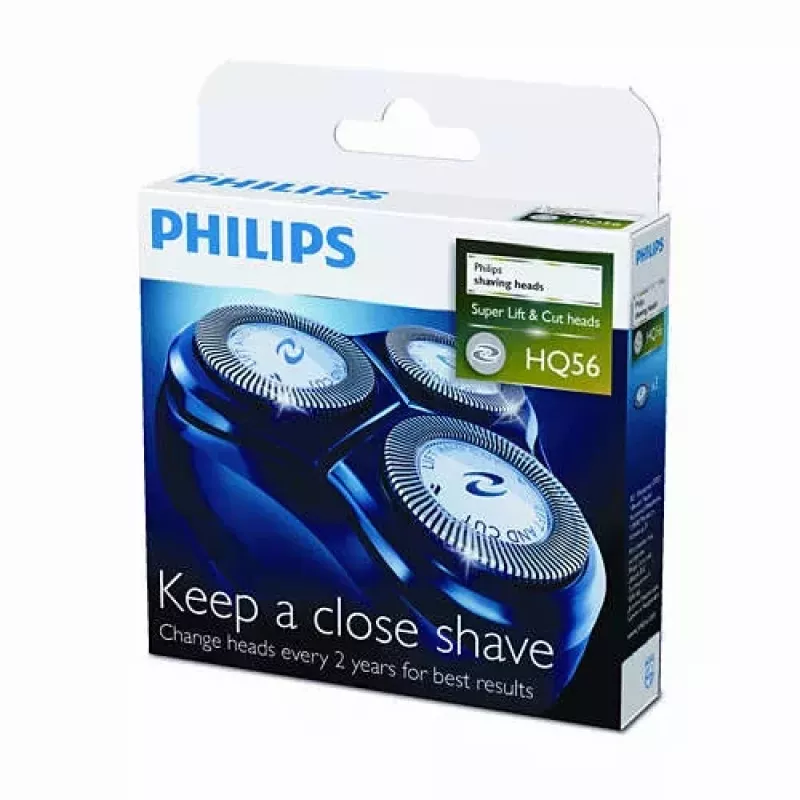 Cabeças de barbear Philips HQ900 Series HQ56/50 Recyclable CloseCut cabeças de substituição