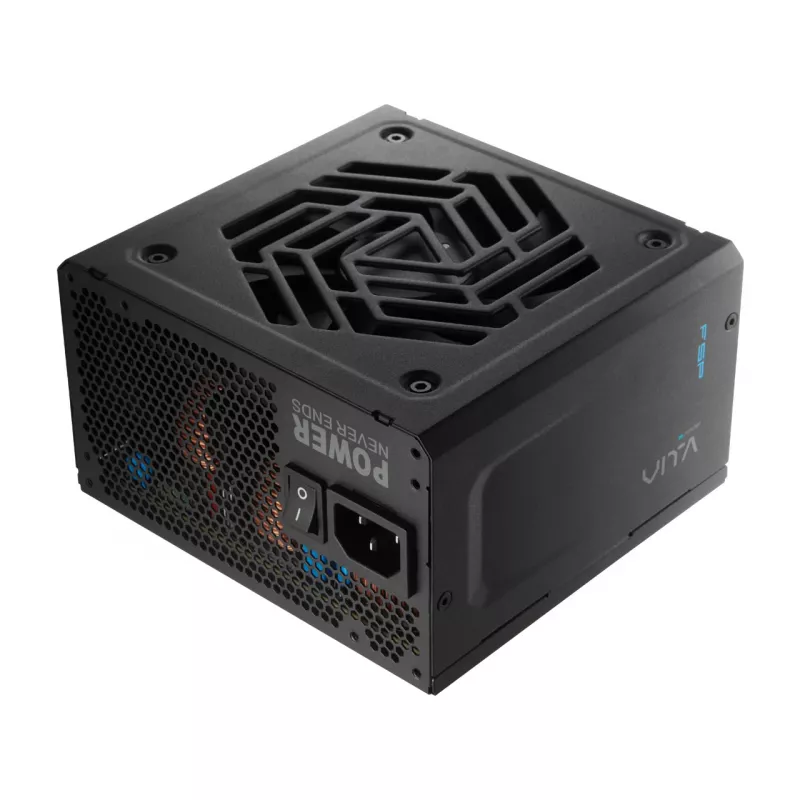 Fonte de alimentação FSP VITA GM 650W ATX ATX3.1 Preto, 650 W, 100 - 240 V, 50/60 Hz, 8-4 A, Ativa, 100 W