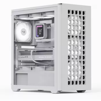 Aerocool D502A Midi Tower branco