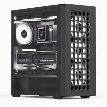 Aerocool D502A Midi Tower preto