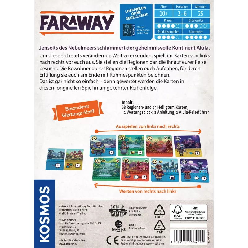 Kosmos Faraway 25 min Jogo de cartas