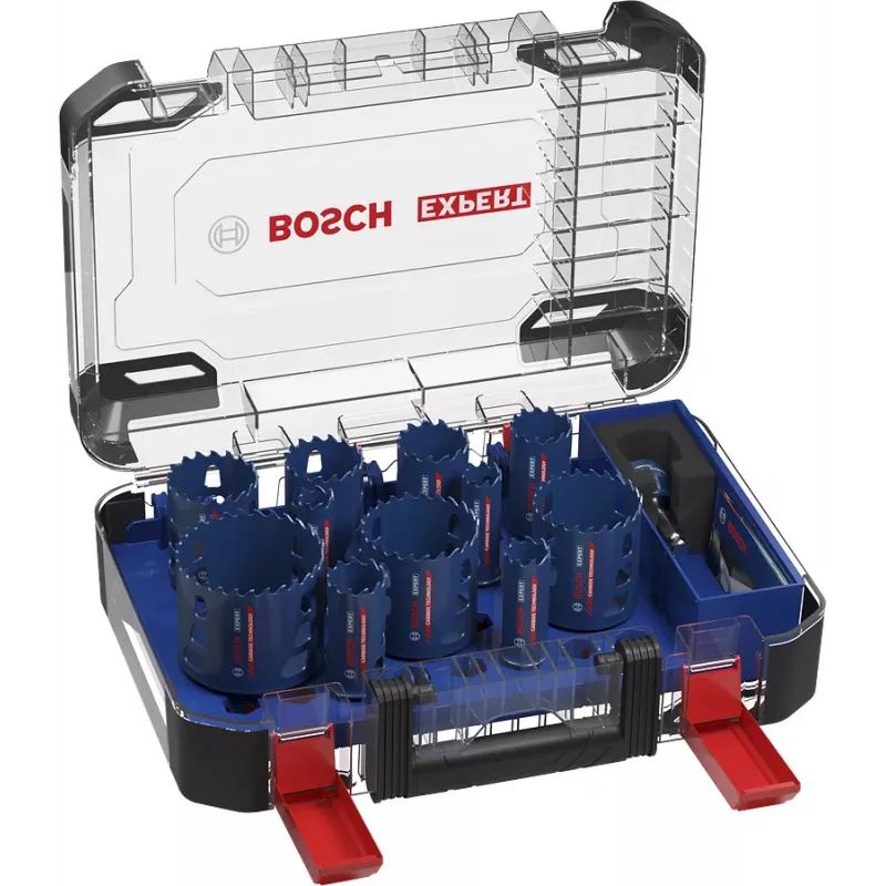 Bosch 2 608 900 447 Expert Tough Material conjunto de serras de copo, 14 pcs., 20–76 mm