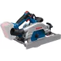 Serra circular a bateria Bosch GKS 18V-57-2 GX Professional 06016C1000, 18 V, lâmina de 165 mm, furo de 20 mm, solo (sem bateria e carregador), azul/preto