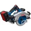 Serra circular a bateria Bosch GKS 18V-57-2 GX Professional 06016C1000, 18 V, lâmina de 165 mm, furo de 20 mm, solo (sem bateria e carregador), azul/preto
