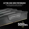 Memória CORSAIR 64 GB – DDR5 (2x32 GB) DRAM 6600 MT/s CL32 Kit de memória – preta Vengeance
