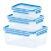 EMSA 508566 Recipiente retangular Conjunto Transparente 3 unid.