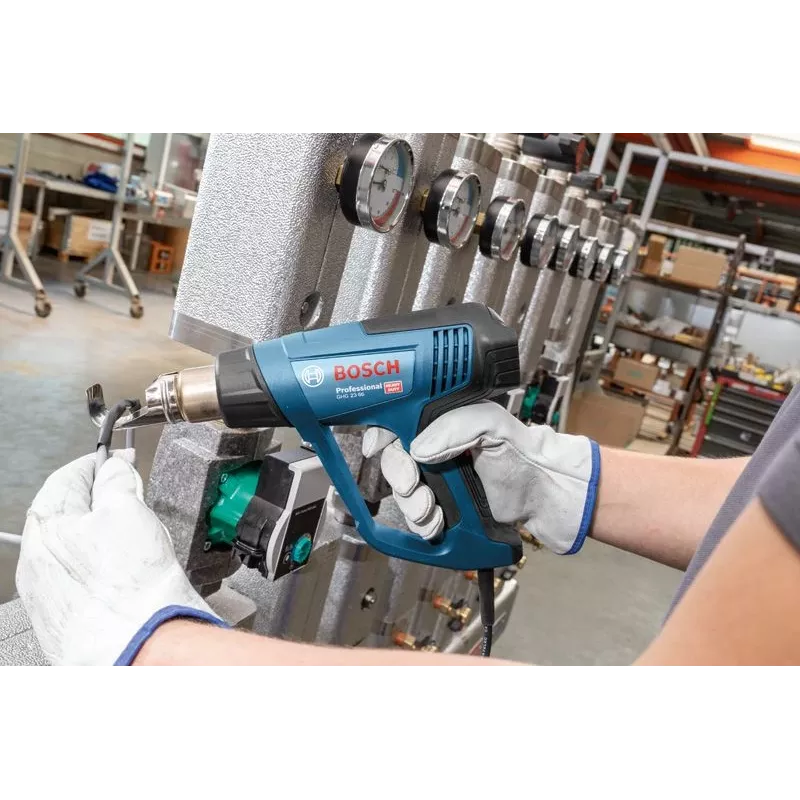 Bosch GHG 23-66 Professional Pistola de ar quente 500 l/min 650 °C 2300 W Azul