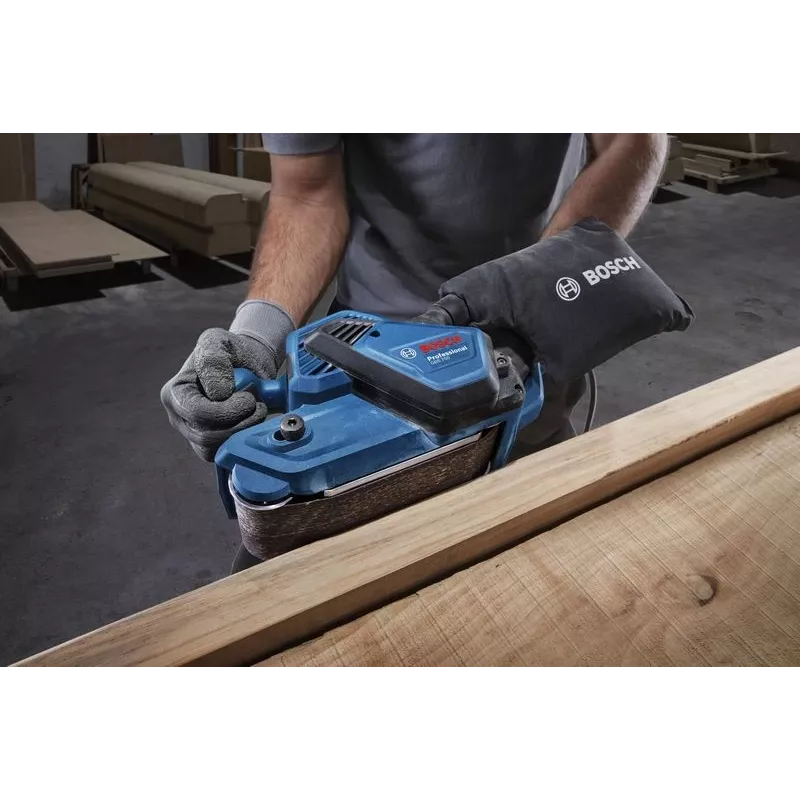 Bosch GBS 750 Professional Lixadeira de cinta Preto, Azul 850 W