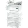 Siemens iQ300 KG49NXIBF Combinado frigorífico-congelador de instalação livre 440 L Aço inoxidável