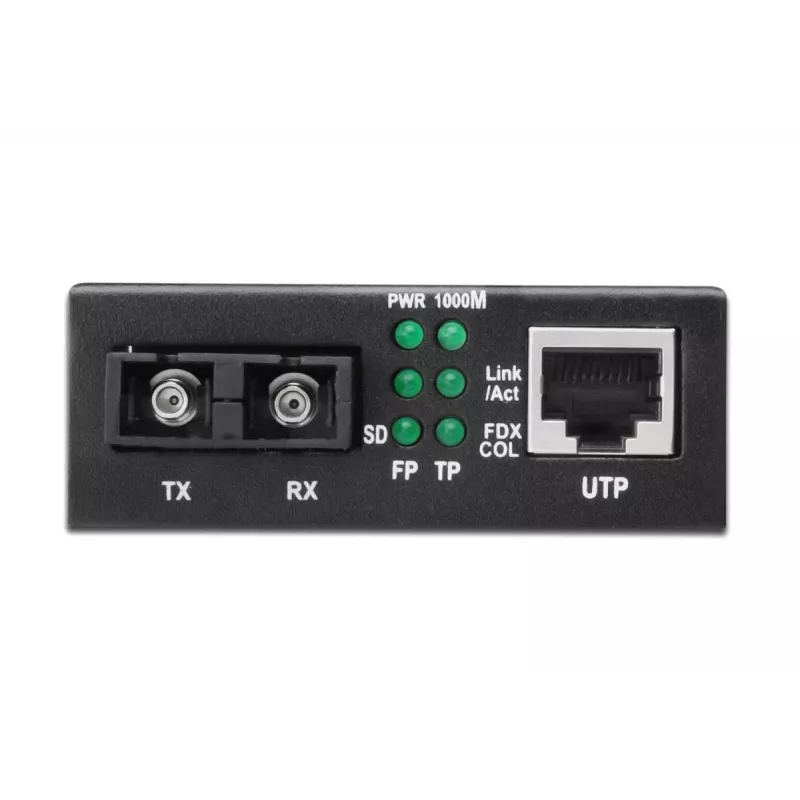 DIGITUS Professional Conversor de media Gigabit, RJ45 / SC (DN-82121-1)