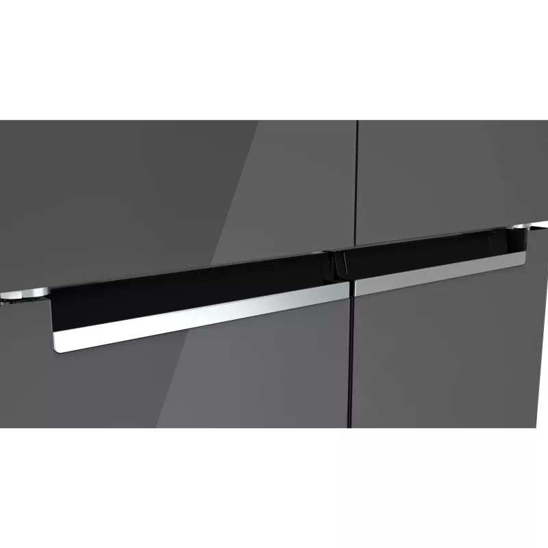 Frigorífico side-by-side Bosch Serie 4 KMC85LEEA de instalação livre 547 L cinzento