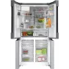 Bosch Serie 6 KFI96APEA combinado French Door, 574 l (375 l frigorífico + 199 l congelador), classe energética E, Home Connect, aço inoxidável escovado