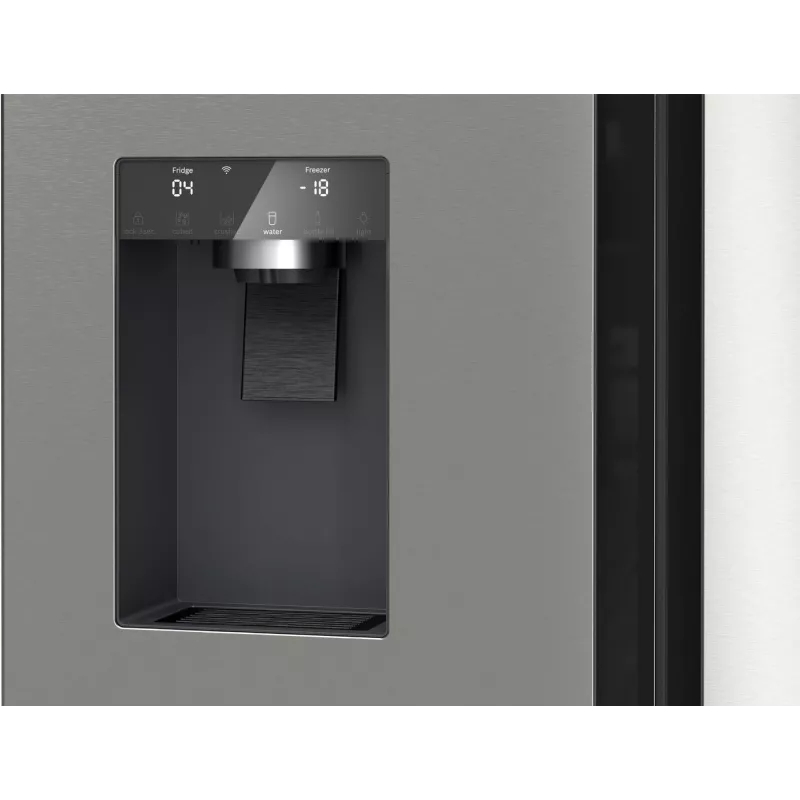 Bosch Serie 6 KFI96APEA combinado French Door, 574 l (375 l frigorífico + 199 l congelador), classe energética E, Home Connect, aço inoxidável escovado
