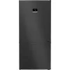 Combinado Bosch Serie 8 KGP86AXB0N de instalação livre 621 L preto, aço inoxidável