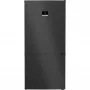 Bosch Serie 8 KGP86AXB0N combinado de instalação livre, 621 l (419 l frigorífico + 202 l congelador), classe energética B, 186 cm, Home Connect, aço inoxidável preto