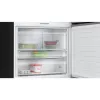 Bosch Serie 8 KGP86AXB0N combinado de instalação livre, 621 l (419 l frigorífico + 202 l congelador), classe energética B, 186 cm, Home Connect, aço inoxidável preto