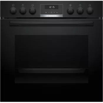 Conjunto de aparelhos de cozinha Bosch HEG517BB4 + NVS645CB6E placa de indução por zonas elétrica