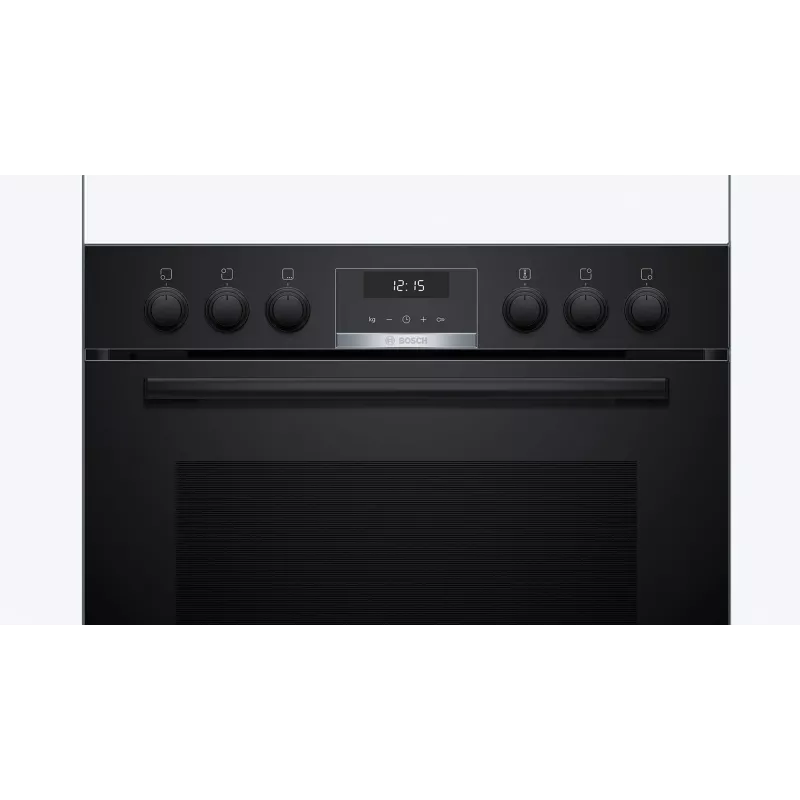 Conjunto de aparelhos de cozinha Bosch HEG517BB4 + NVS645CB6E placa de indução por zonas elétrica