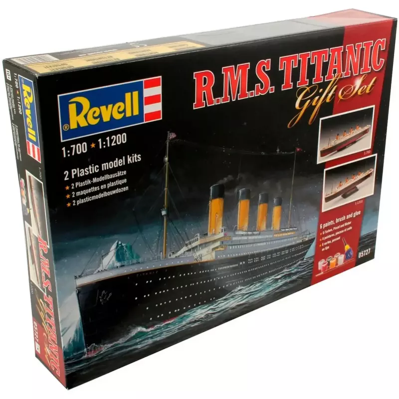 Modelo de navio REVELL RMS Titanic 1:700 / 1:1200 – kit de montagem em plástico (MPN 05727)