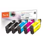 Cartucho de tinta Peach PI200-862 5 unid. Compatível Alto (XL) rendimento preto, ciano, magenta, amarelo