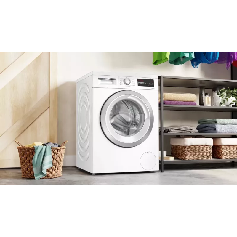 Máquina de lavar roupa Bosch Serie 6 WUU28T71 de carregamento frontal 8 kg 1400 rpm branco