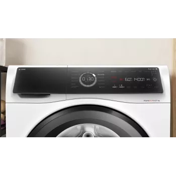 Máquina de lavar e secar roupa Bosch Serie 8 WNC254A40 de livre instalação carregamento frontal branco
